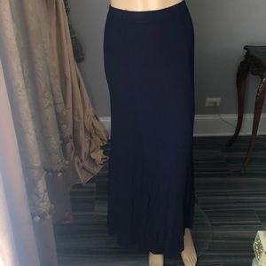 Navy maxi skirt